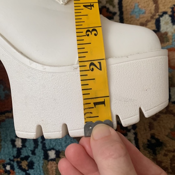 High Chunky Platform Lace-up Combat Boots - Picture 8 of 9